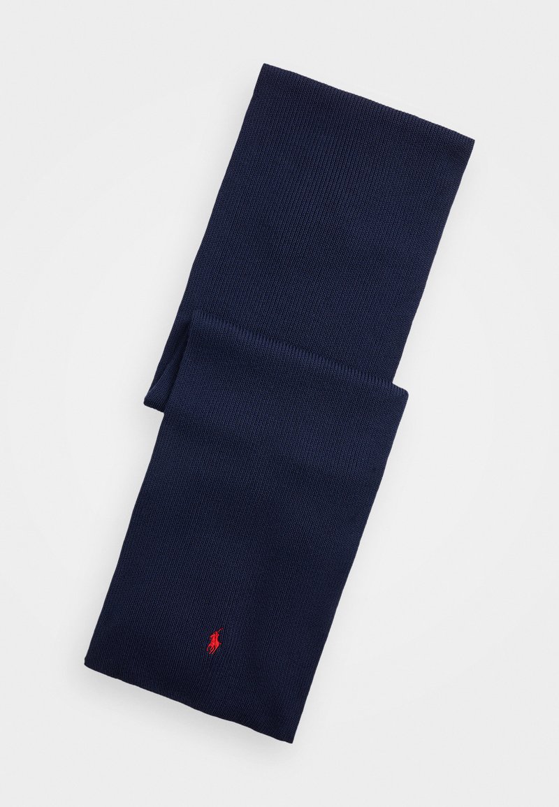 Polo Ralph Lauren SIGNATURE PONY WOOL SCARF - Cachecol - hunter navy