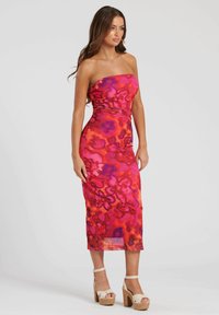 South Beach OVERLAY BANDEAU  - Vestido largo - red