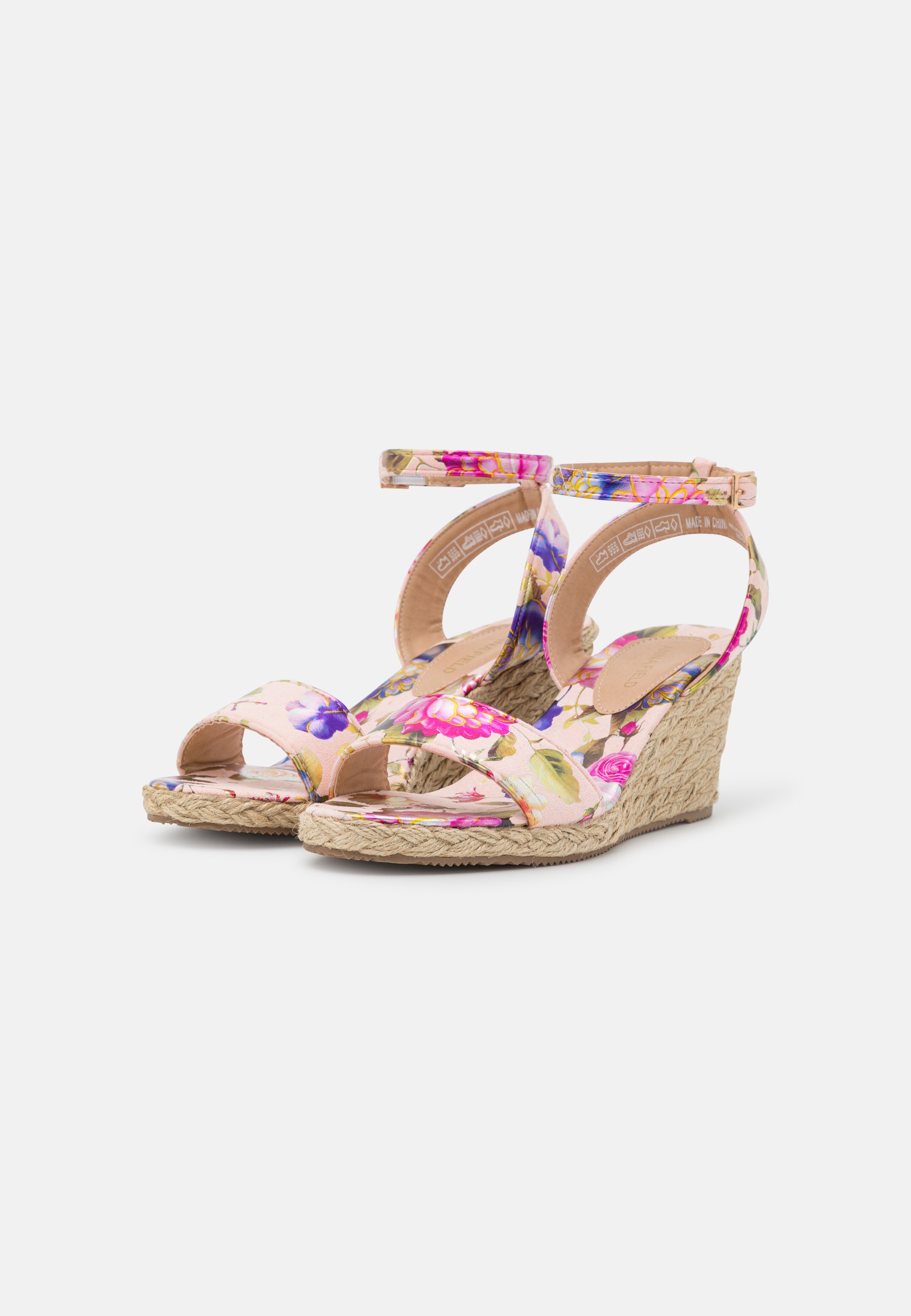 light pink wedge sandals