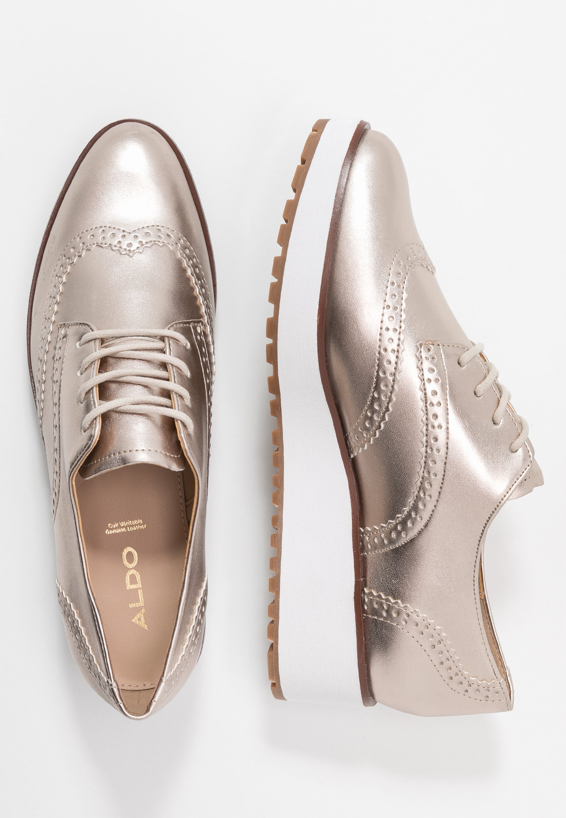 ALDO LAMAZONS Snøresko light silver Zalando.no ALDO LAMAZONS Snøresko medium beige Zalando.no
