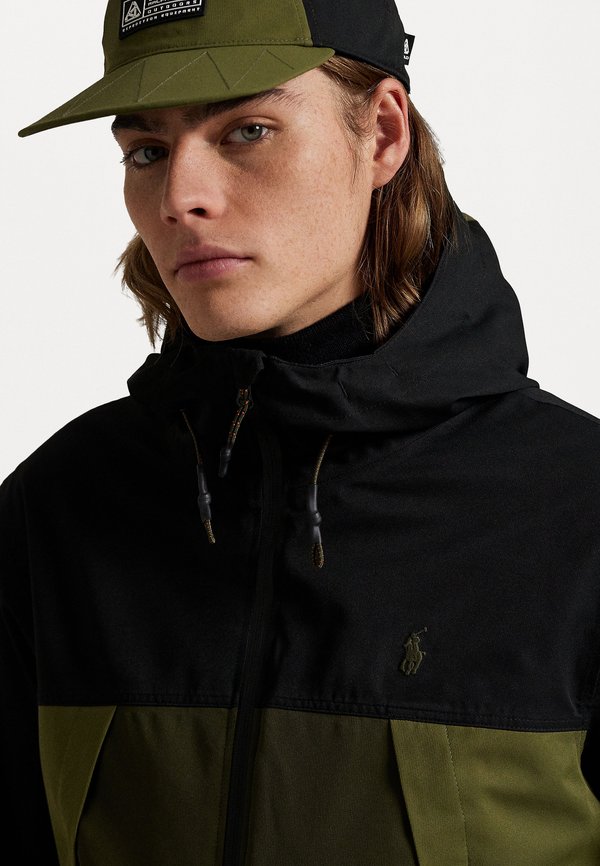 COLOR BLOCKED HOODED JACKET - Light jacket4