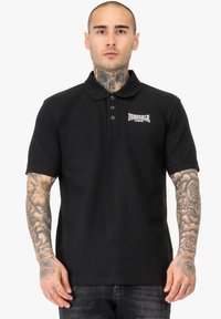 Lonsdale NORMALE PASSFORM DOPPELPACK LINGHOLME - Trükipildiga T-särk - black oxblood