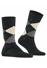 FALKE SENSITIVE ARGYLE - Calze - black