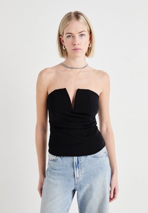 WAL G. JUNO V NECK  - Top - black