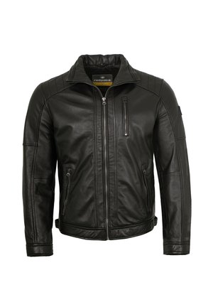 Lederjacke - schwarz