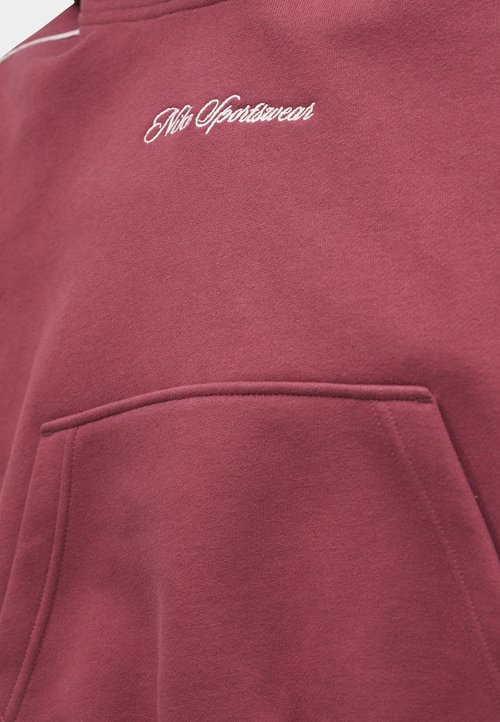 Nike Studio Fleece Medium Weight Graphic Pack Cropped Hoodie 'Pink Smoke Sail' (Women's) — foto 6