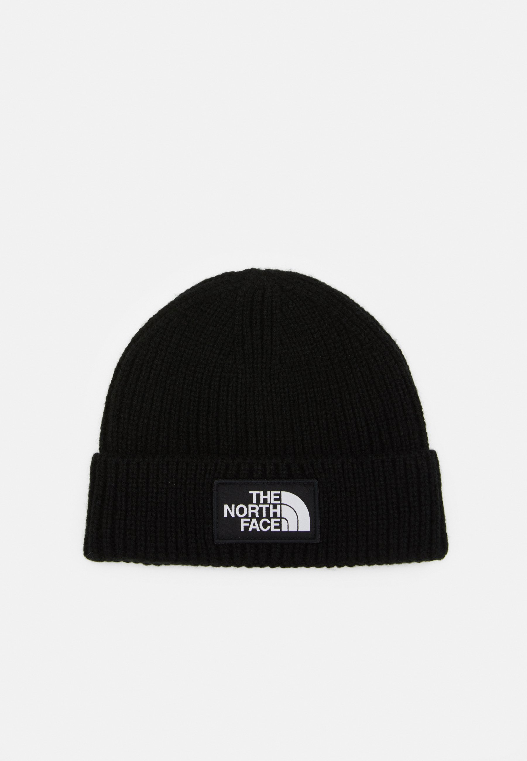 Unisex Bonnet North Face Noir The North Face LOGO BOX CUFFED
