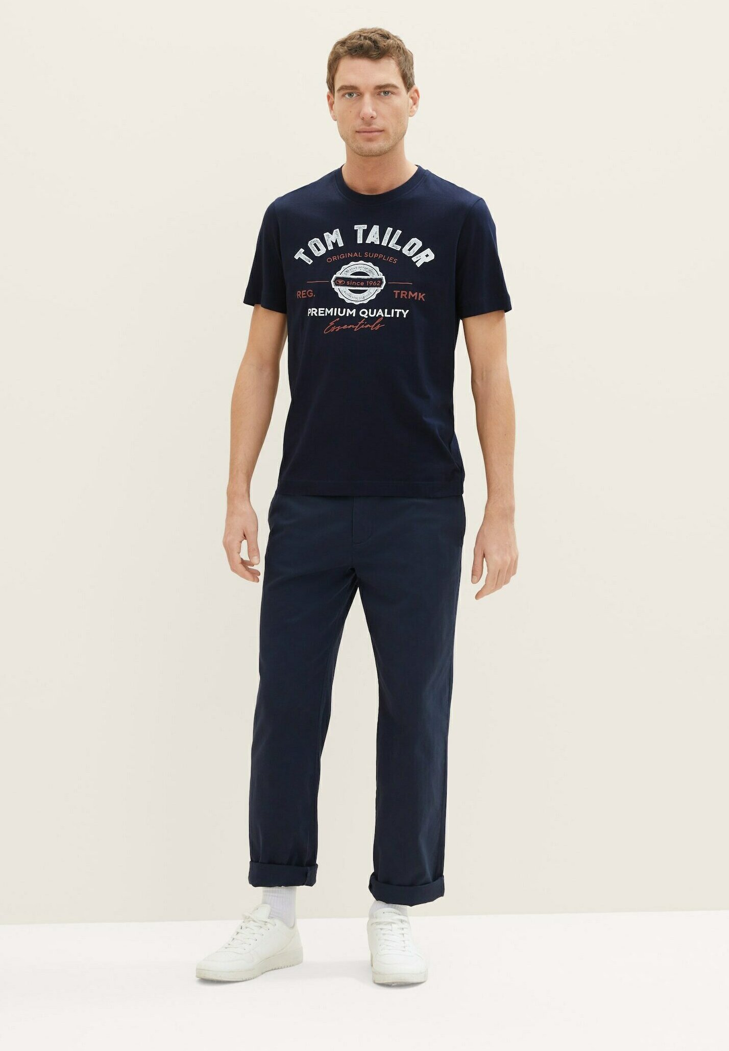 売れ筋商品|||トムテイラー Tシャツ レディース トップス LOGO PRINT - Print T-shirt - sky captain blue TOM TAILOR LOGO TEE - T-Shirt print - sky captain blue