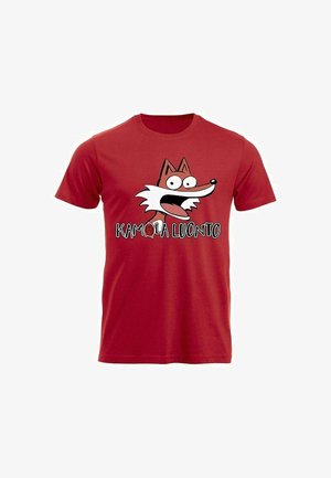 rockshirts BAD NATURE FOX - T-shirt con stampa - red