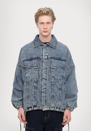 PADDED JACKET - Denim jacket - blue