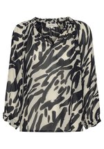 Part Two ELSIAPW - Blouse - dark navy brush print/dark blue - Zalando.ie