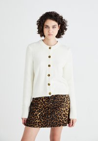 GAP CASHSOFT CREW CARDI - Kardiganas - ivory frost
