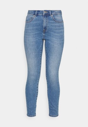 ONLY Petite ONLWAUW MID POWER PUSH UP  - Jeans Skinny Fit - medium blue denim