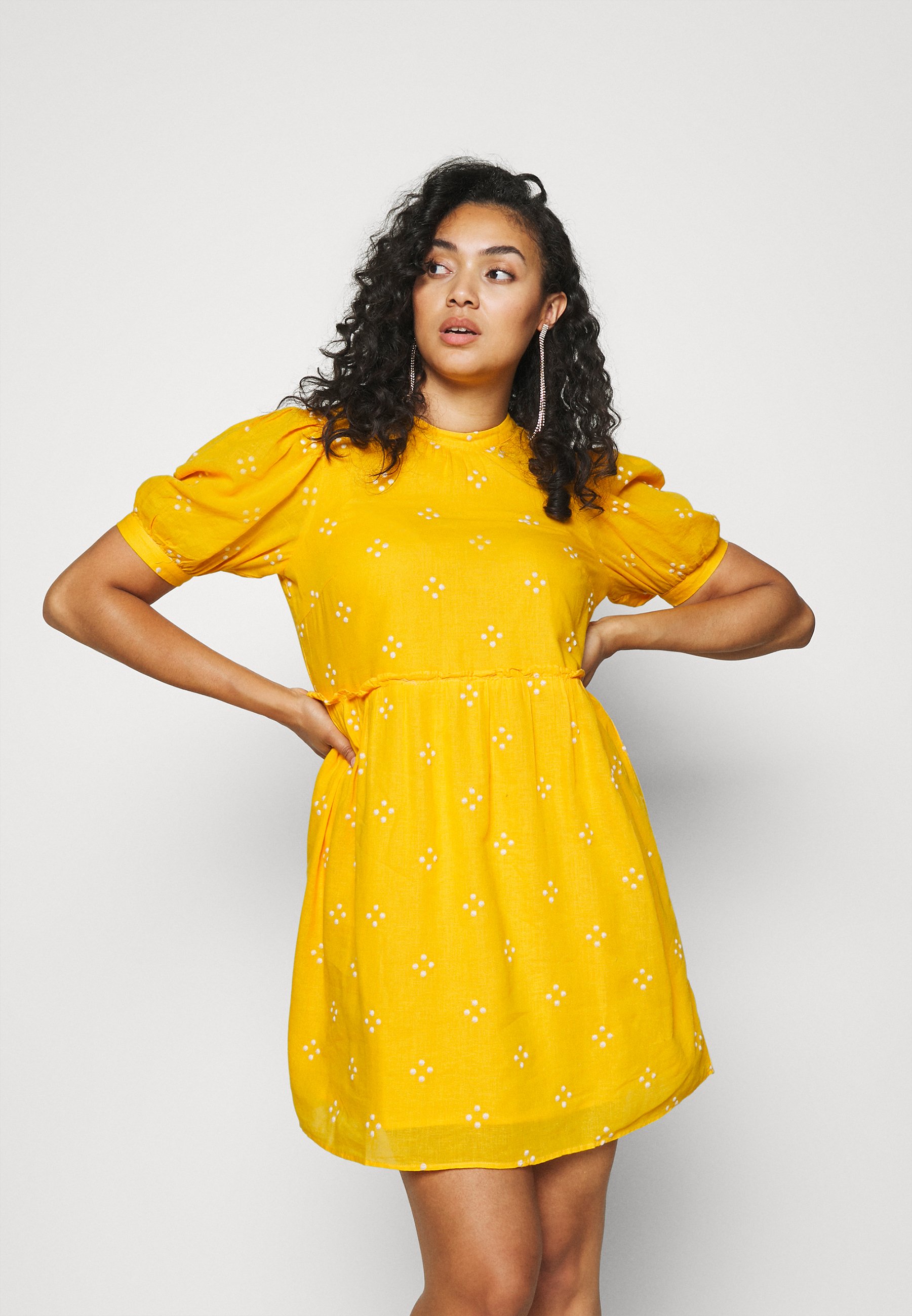 yellow corduroy trousers