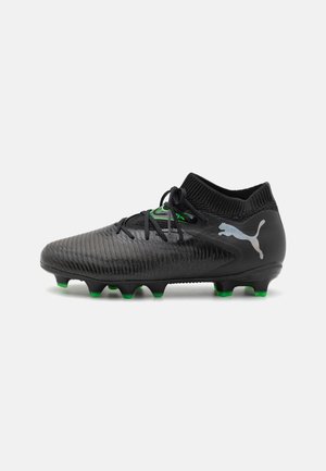FUTURE 8 PRO FG/AG UNISEX - Botines de fútbol para terreno firme - black/silver/fluo green