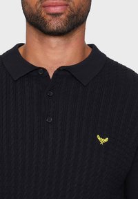 Threadbare CAESAR - Poloshirt - jet black