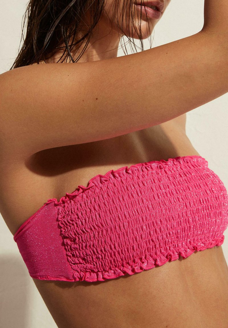 Damen Bikinis | Calzedonia Bikini-Top fuchsia glänzend glamour/beere - JK41294 Damen Bikinis | Calzedonia Bikini-Top fuchsia glänzend glamour/beere - JK41294