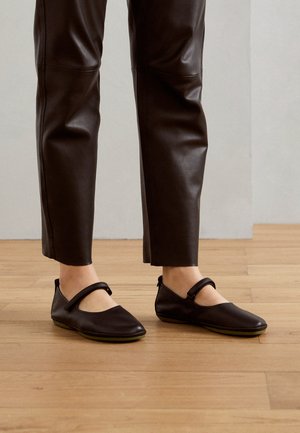 RIGHT NINA - Ballerinat nilkkaremmillä - black
