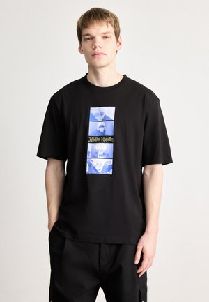 NULEY - Μπλουζάκι με στάμπα - black