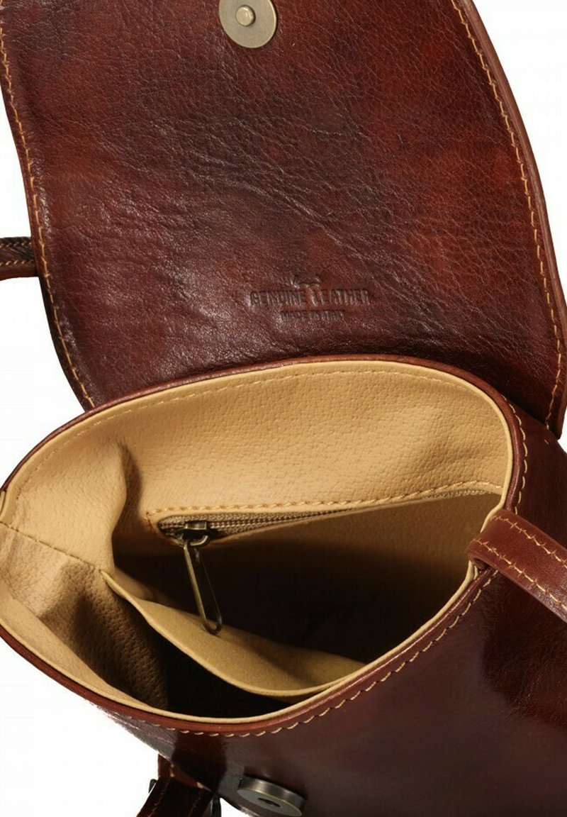 Damen Handtaschen | Hausfelder Manufaktur Umhängetasche marrone/braun - FK19720 Damen Handtaschen | Hausfelder Manufaktur Umhängetasche marrone/braun - FK19720