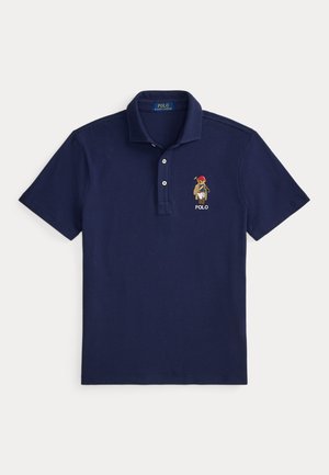 CUSTOM SLIM FIT POLO BEAR MESH POLO - Polo - newport navy