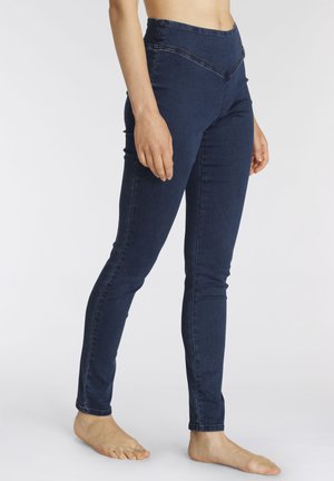 Farkkuleggingsit - dunkelblau jeans