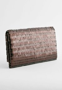 Next DETACHABLE STANDARD - Clutches - chocolate brown sequin