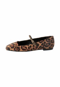 SIGNATURE  MARY JANE  - REGULAR FIT - Baleríny s páskem - leopard