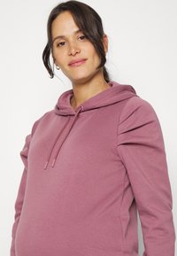 ONLY MATERNITY OLMSWEET RUCHING HOOD - Camisola - rose brown