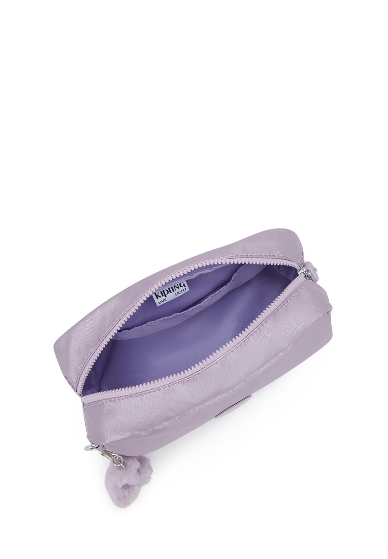 Kipling Gleam Small Pouch – Astuccio Portatutto Piccolo In Nylon Lucido Con Scimmietta – 14x9,5x5,6 Cm, 1L - 6