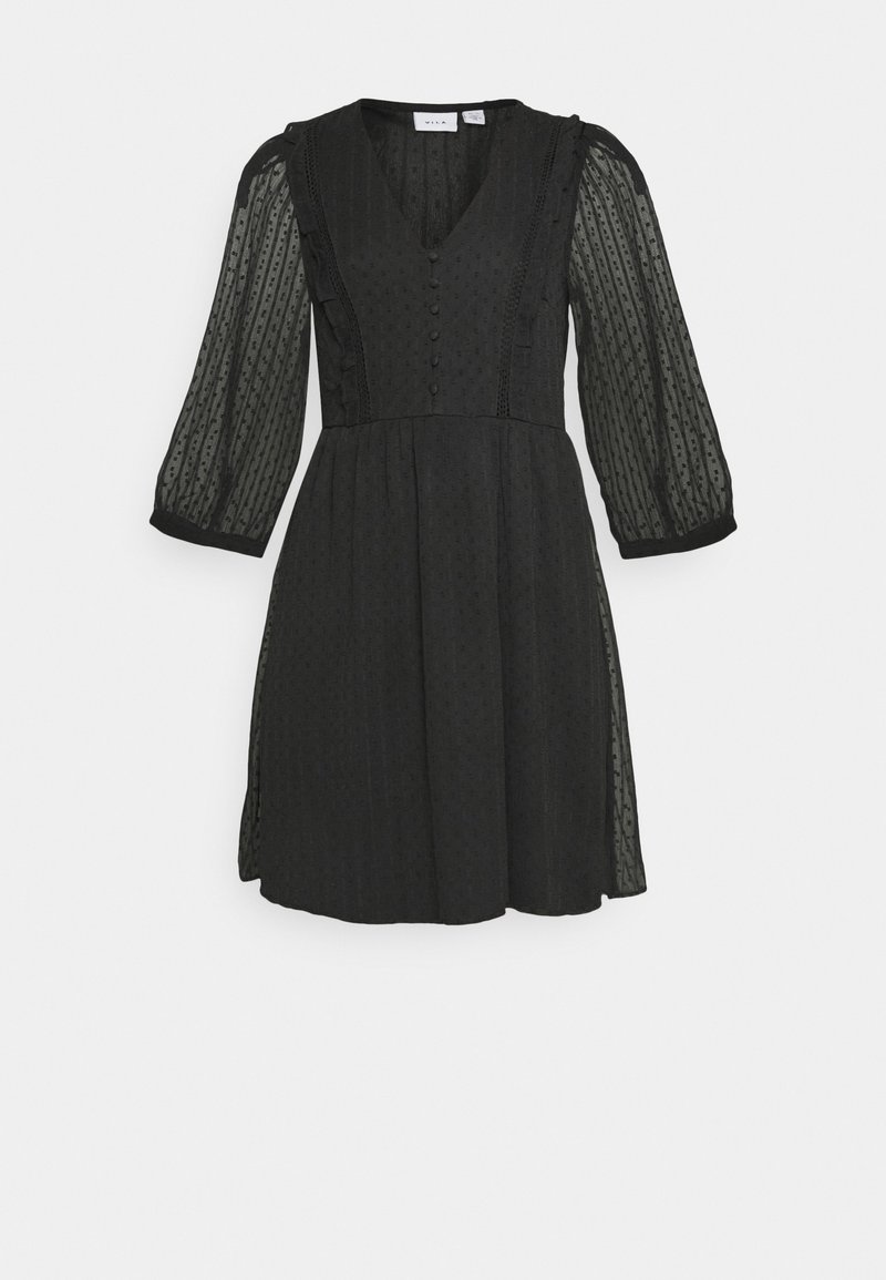 Vila Blousejurk zwart Vila Blousejurk zwart