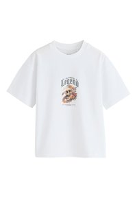 Unausgewählt, white skull back print