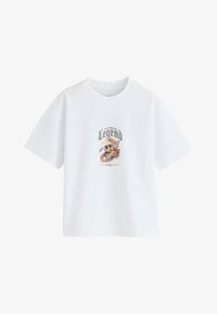 Niet geselecteerd, white skull back print