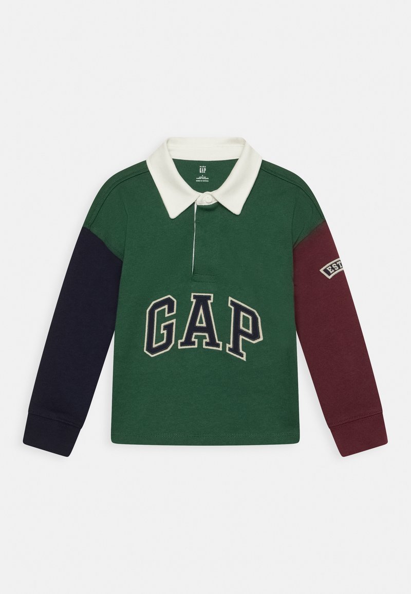 GAP RUGBY POLO TODDLER BOY Polo colorblock/vert ZALANDO.FR