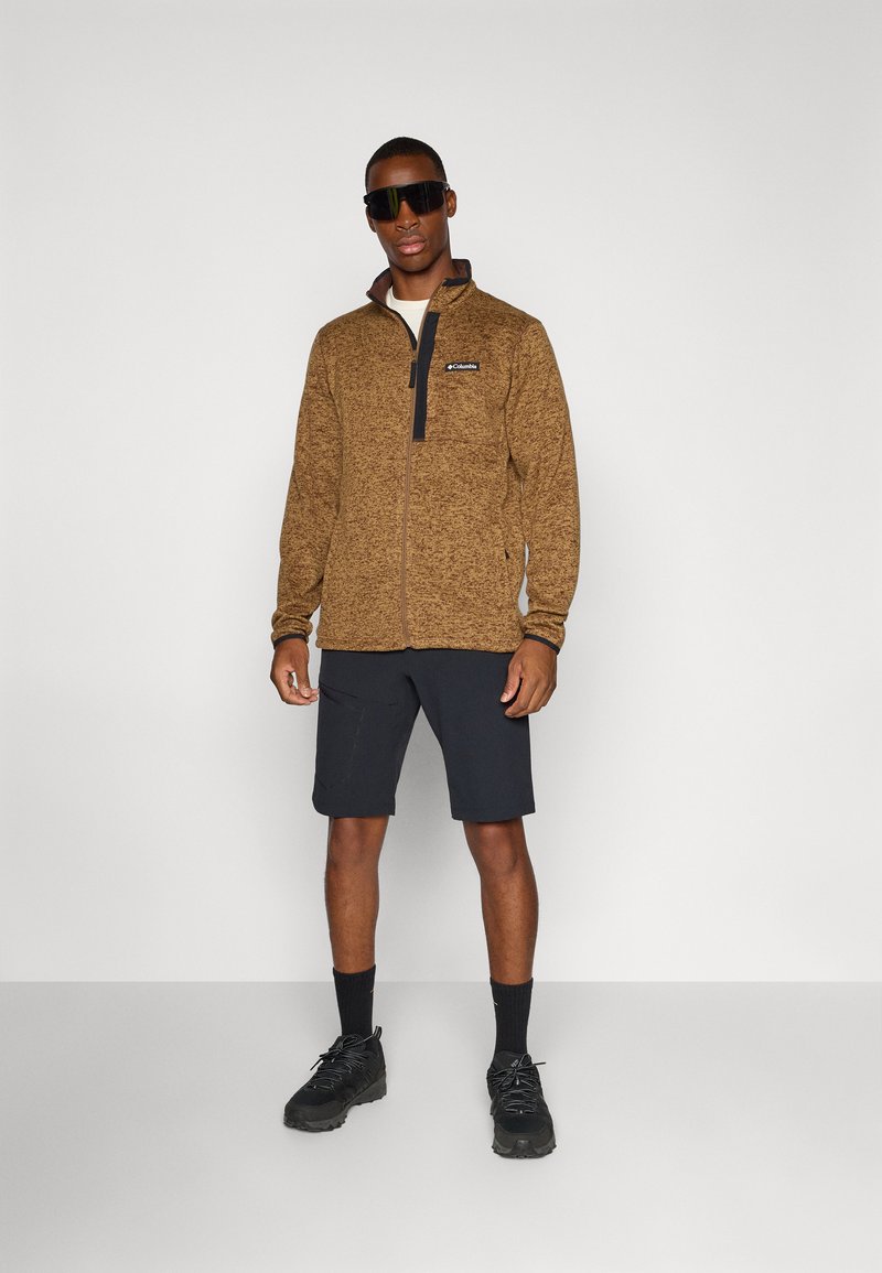 COLUMBIA SWEATER WEATHER SHERPA FULL ZIP W CHALK HEATHER - Veste polaire randonnée