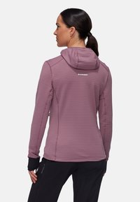 Mammut TAISS LIGHT HOODED - Fleecejas - flux black