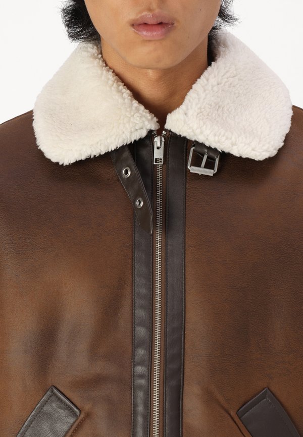 JORCOLE AVIATOR JACKET - Faux leather jacket2