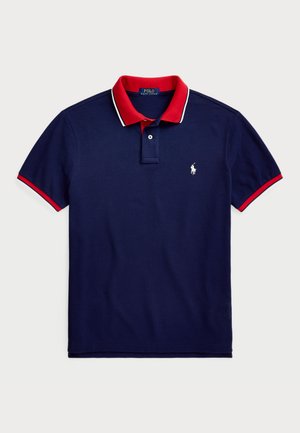 Polo Ralph Lauren CUSTOM SLIM FIT POLO SHIRT - Polo shirt - newport navy/red