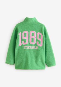 Next OUTDOOR BORG QUARTER ZIP - Flisinis džemperis - green