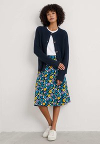 Seasalt Cornwall CALF - Falda acampanada - multi zennor blooms maritime