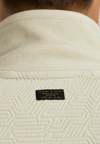PME Legend MIT REISSVERSCHLUSS - Zip-up sweatshirt - bone white