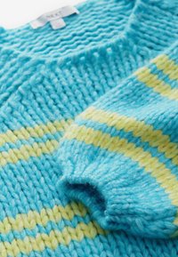 Next Džemper - blue green stripe