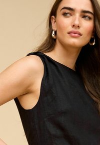 Next TIE WAIST OPEN BACK  REGULAR FIT - Buksedragter - black