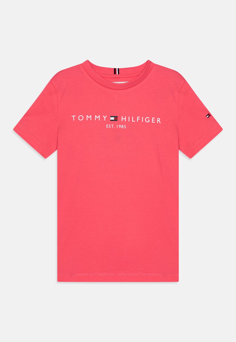Tommy Hilfiger EXCLUSIVE ESSENTIAL TEE UNISEX - Triko s potiskem - glamour pink
