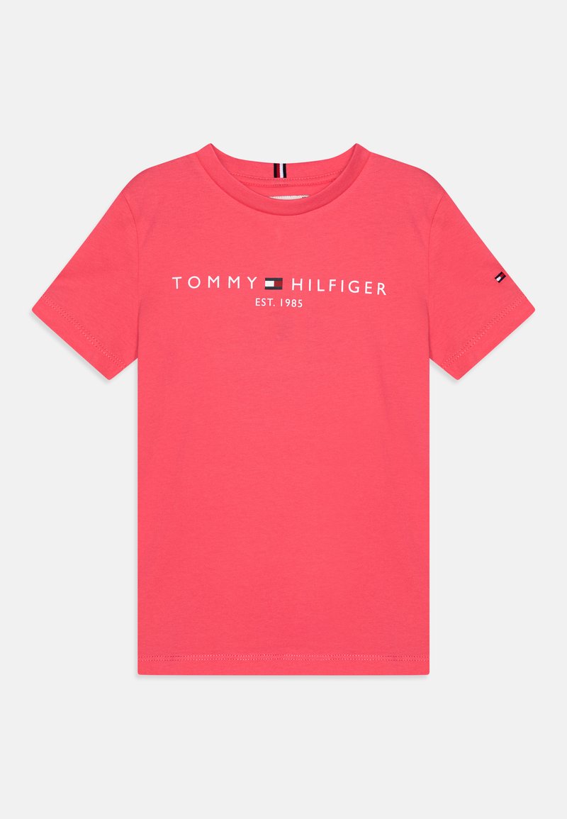 Tommy Hilfiger - ESSENTIAL TEE UNISEX - T-shirts print - glamour pink, Forstør