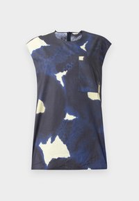 KAKSIN KEHÄKUKKA - Blúzka - dark blue/light yellow