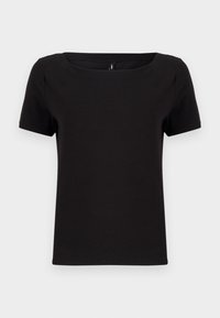 ONLLIVE LOVE LIFE BOATNECK - T-shirt - bas - black