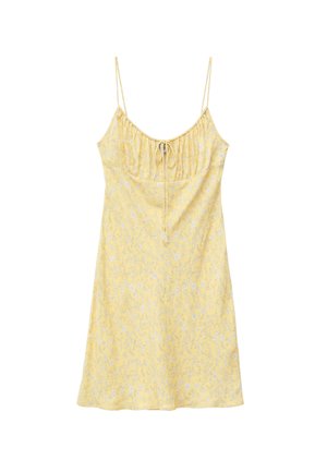 & OTHER STORIES, & OTHER STORIES DRAWSTRING MINI DRESS - Robe de jour - yellow