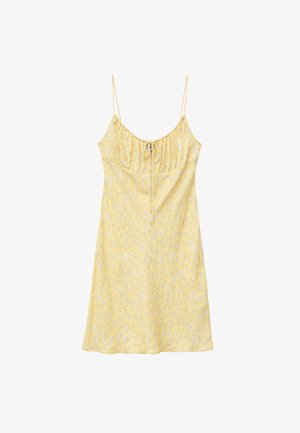 & OTHER STORIES, & OTHER STORIES DRAWSTRING MINI DRESS - Freizeitkleid - yellow