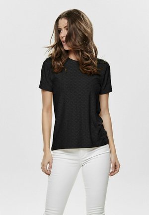 2ER-SET KURZARM RUNDHALS - T-Shirt basic - schwarz